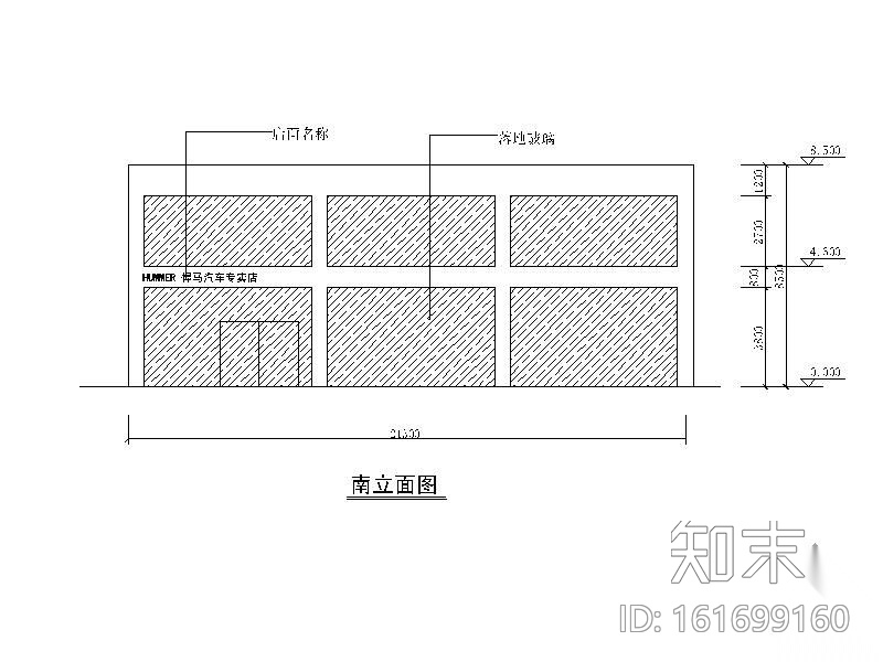 某车展示装修图(含效果)cad施工图下载【ID:161699160】