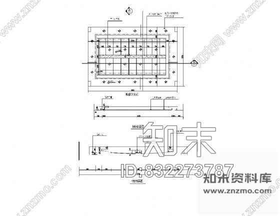 图块/节点候梯厅吊顶详图cad施工图下载【ID:832273787】