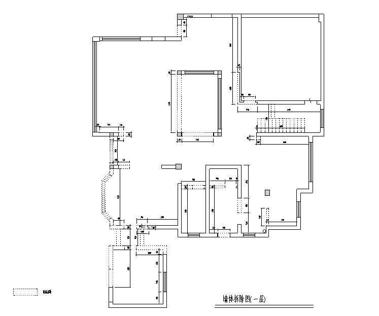 [江苏]浪漫法式风450平米独栋别墅设计施工图cad施工图下载【ID:160475139】