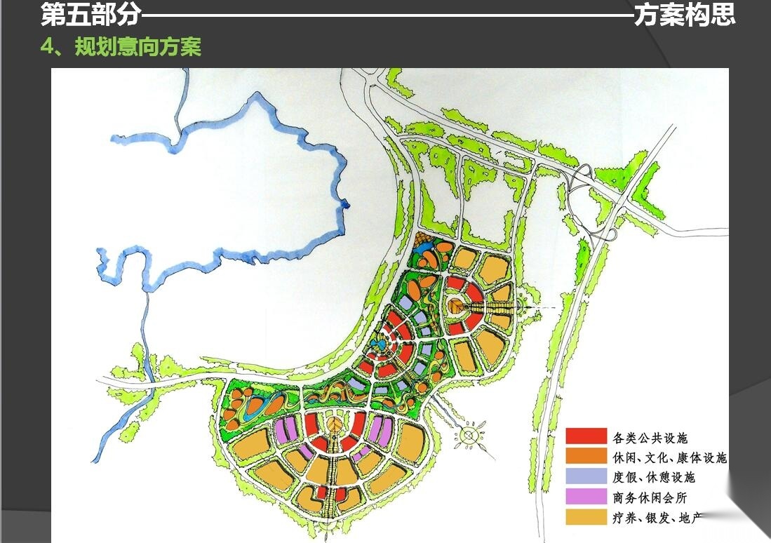 [内蒙古自治区]某镇总体概念规划景观方案设计PPTcad施工图下载【ID:161020193】