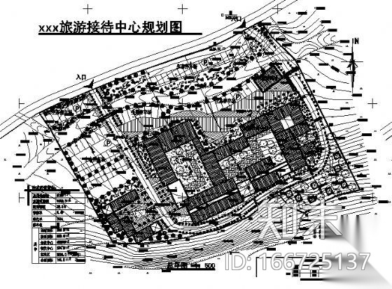 [东川]旅游接待中心规划cad施工图下载【ID:166725137】