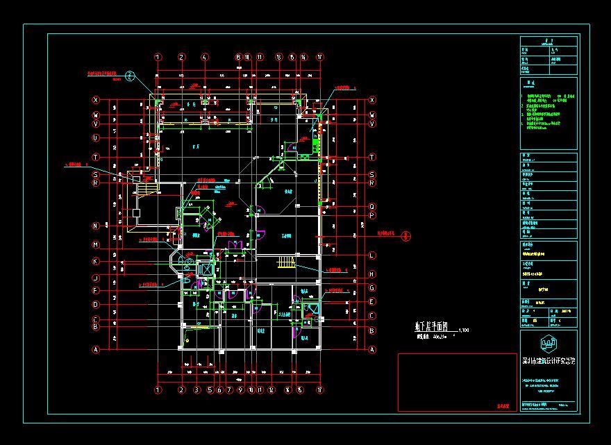 美非尔德别墅样板房建筑设计（施工图+效果图）施工图下载【ID:149871187】