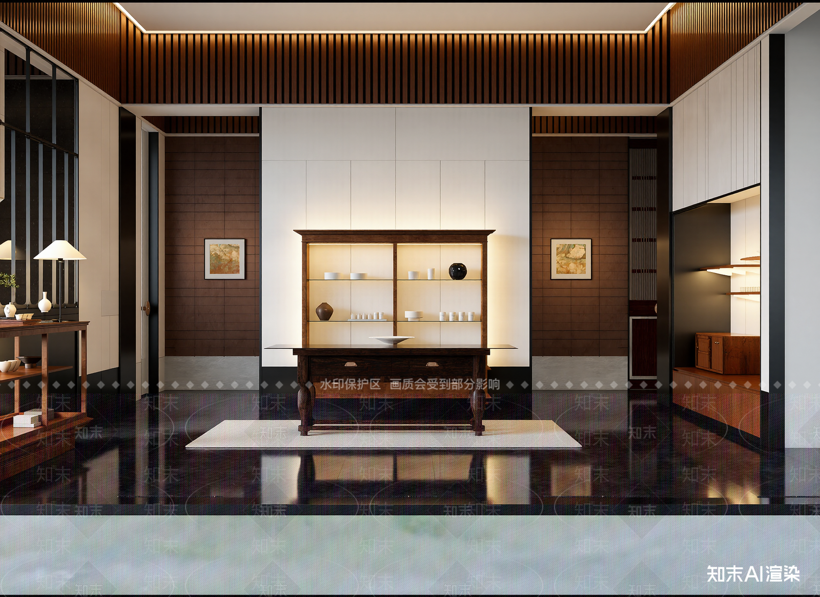 现代茶馆3D模型下载【ID:1214558472】