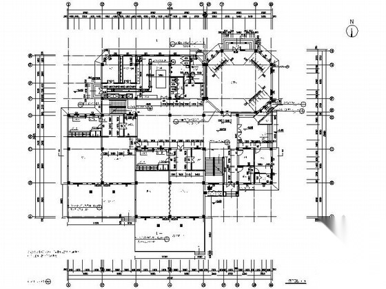 [合肥]某小区三层六班幼儿园建筑扩初图cad施工图下载【ID:166317113】