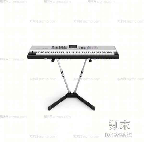 黑色金属琴3D模型下载【ID:10799756】
