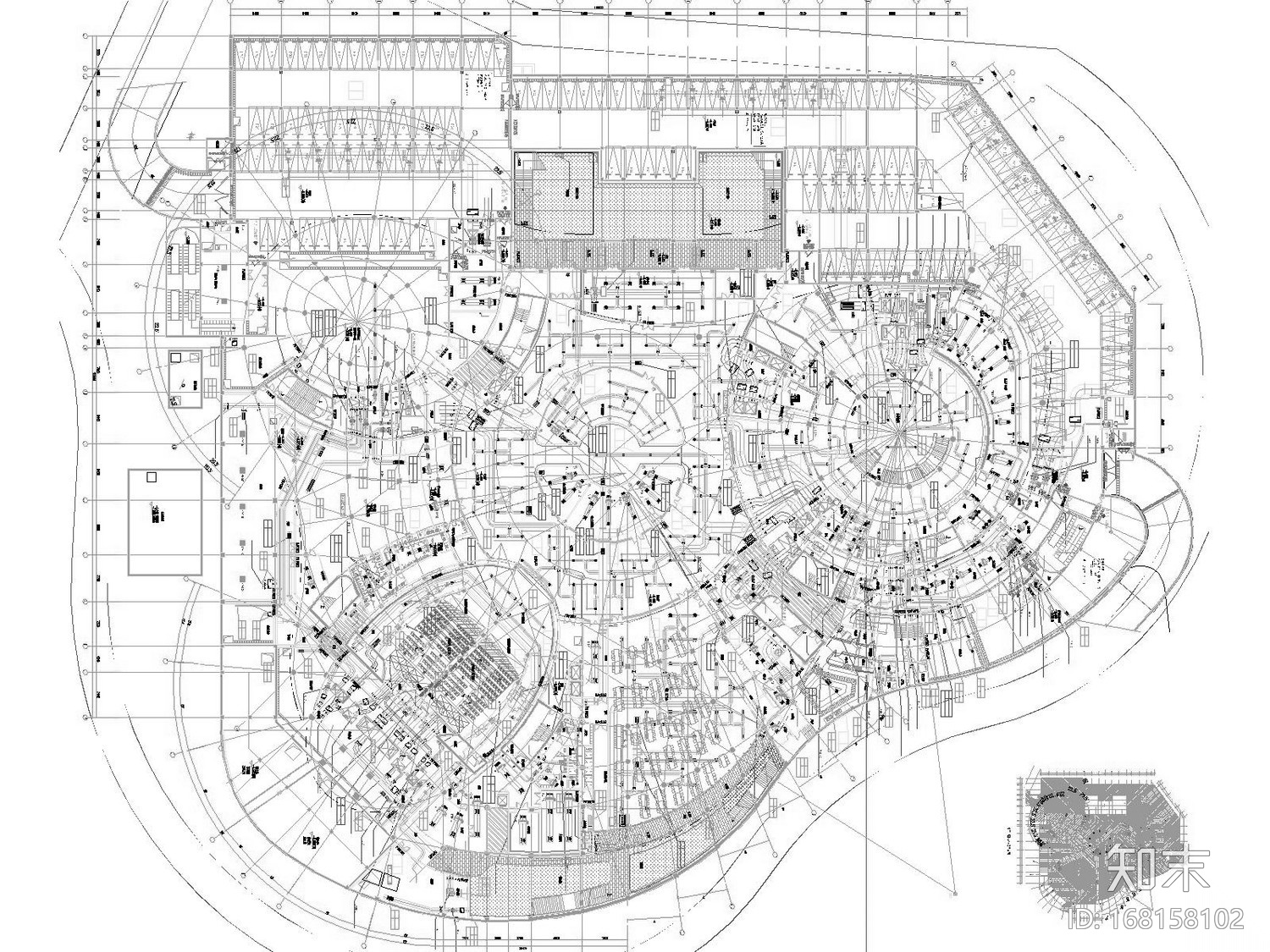 [安徽]大型科技文化中心空调通风防排烟系统设计施工图...施工图下载【ID:168158102】