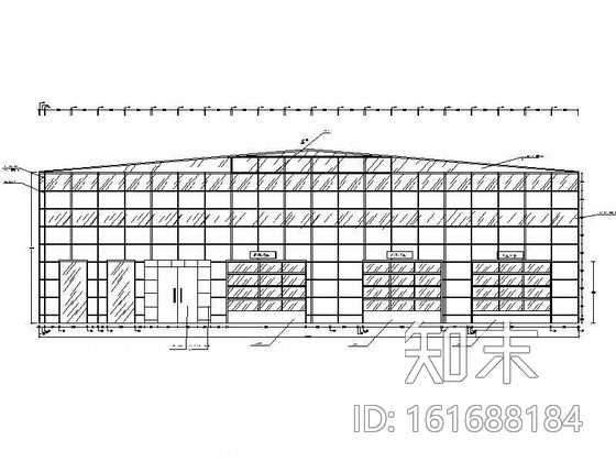 中润发汽车展厅装修图cad施工图下载【ID:161688184】