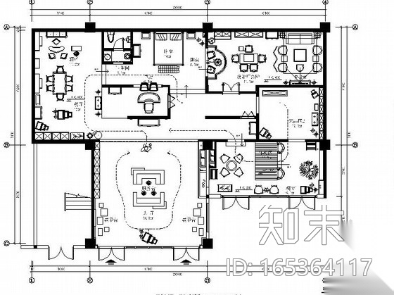 [广东]前卫现代风格家具展示空间施工图（含高清效果图）cad施工图下载【ID:165364117】