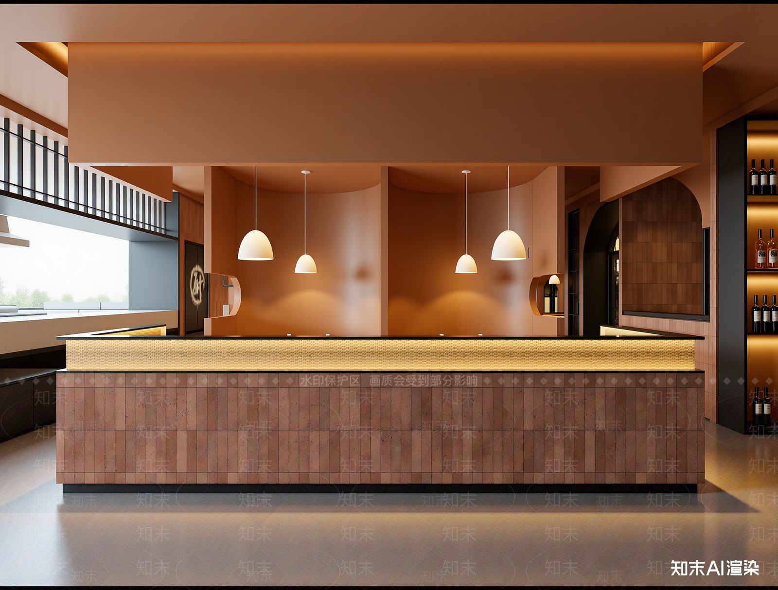 酒店大堂3D模型精品下载_3dmax模型_知末网