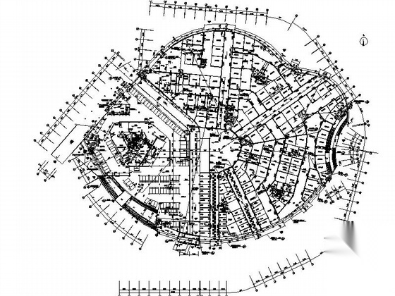 [威海]某中心渔港六层水产品批发市场和干品交易市场建筑...cad施工图下载【ID:160720197】