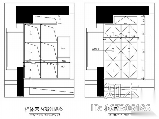 146平现代简约风格五居室样板间CAD装修施工图（含全套软...施工图下载【ID:167306186】