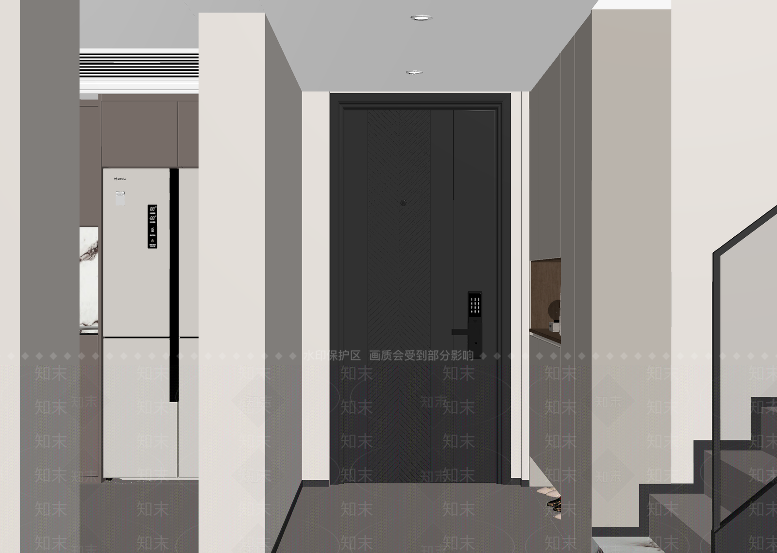 现代玄关3D模型下载【ID:1215134019】