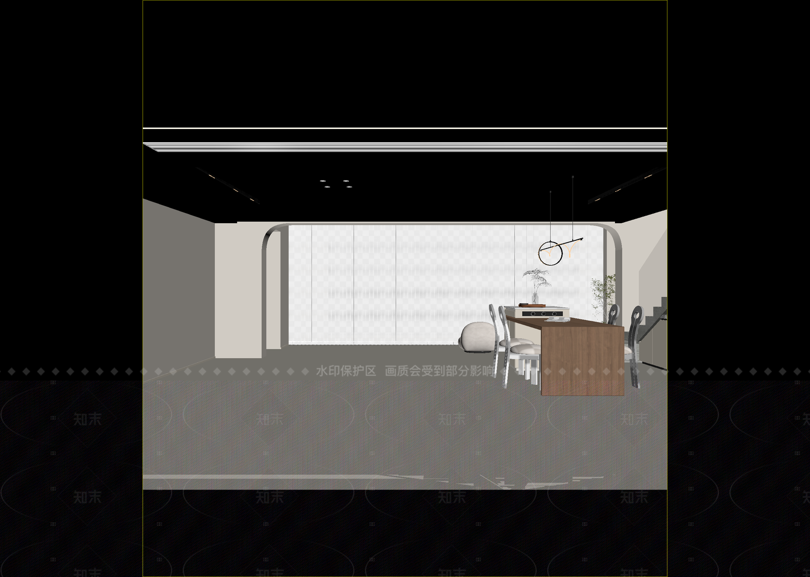 奶油客餐厅3D模型下载【ID:1214924593】