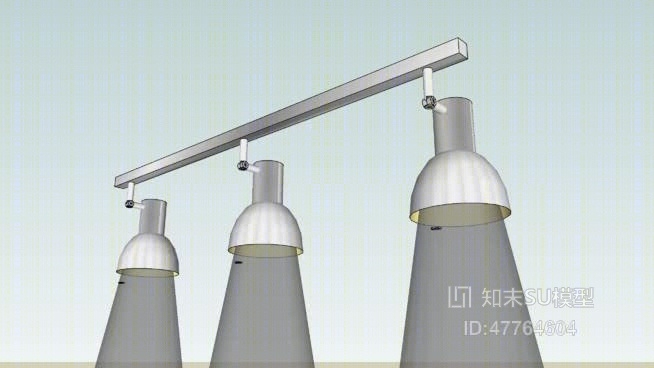 筒灯射灯SU模型下载【ID:47764604】