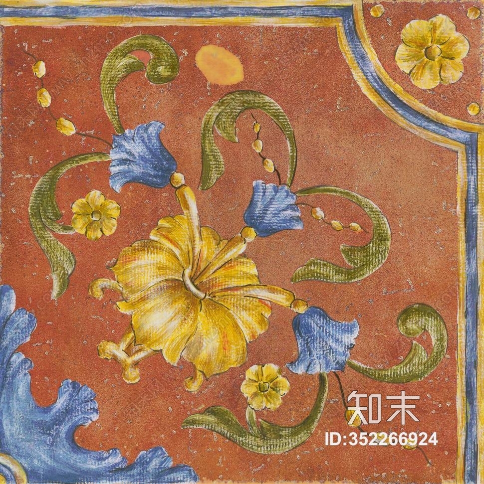 高清仿古砖250贴图下载【ID:352266924】