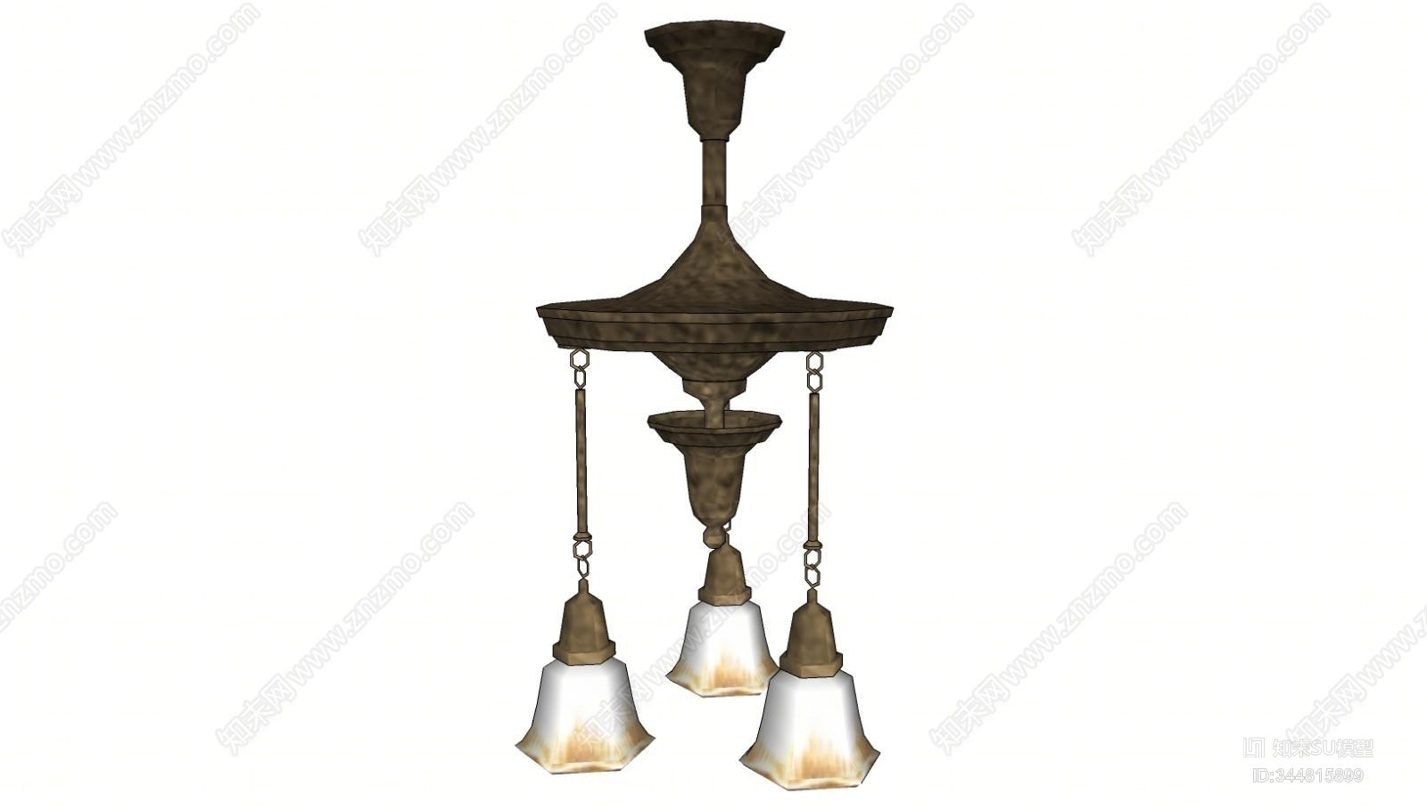 现代风格室内灯具SU模型下载【ID:344815899】