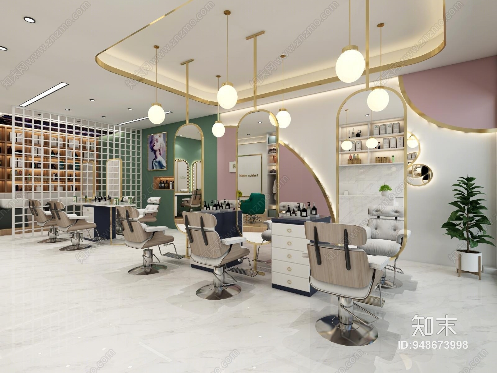 现代理发店3D模型下载【ID:948673998】