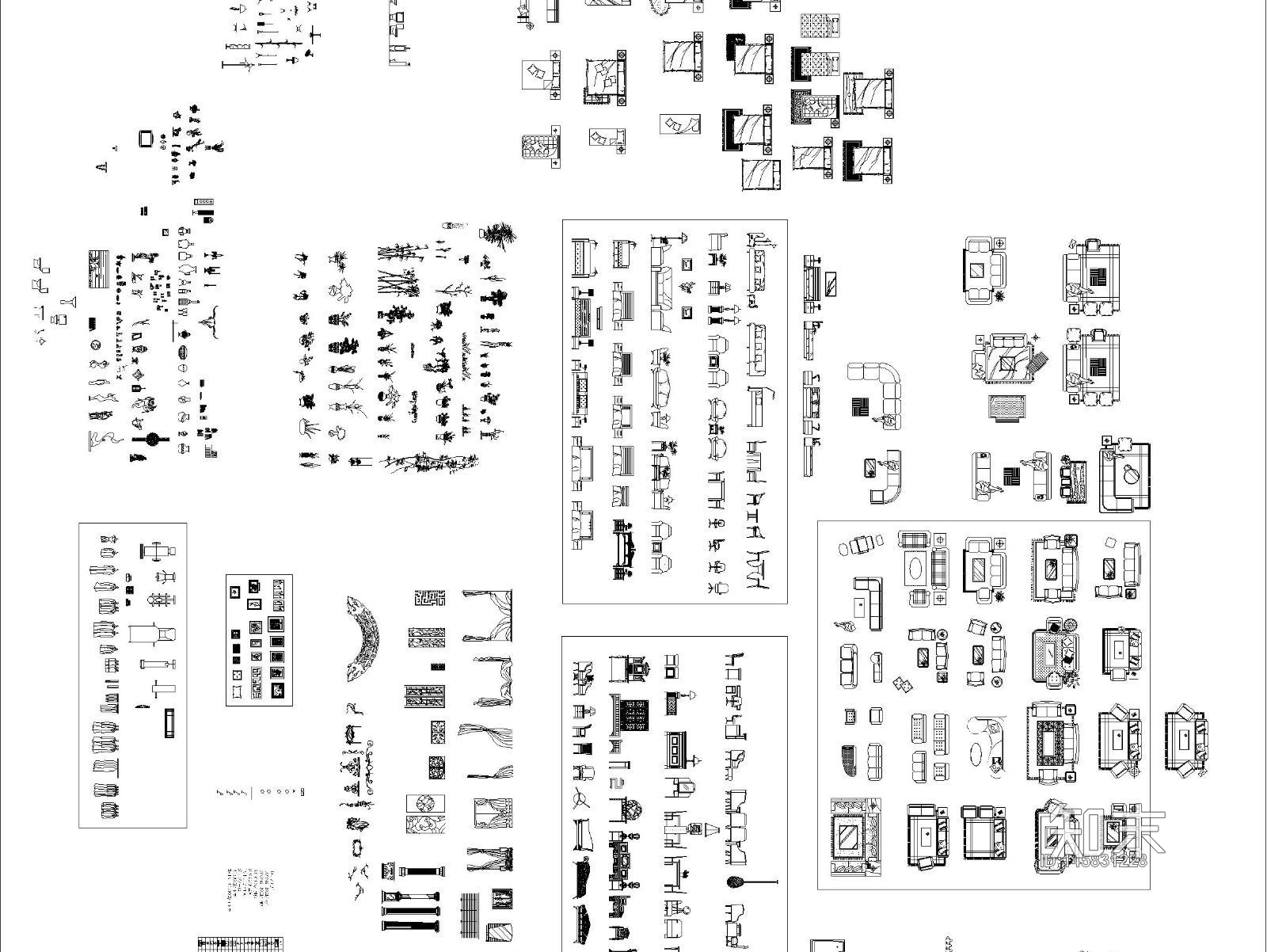 家装图库施工图下载【ID:145831228】