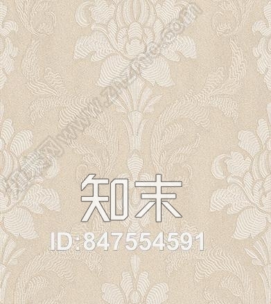 欧式花墙纸贴图下载【ID:847554591】