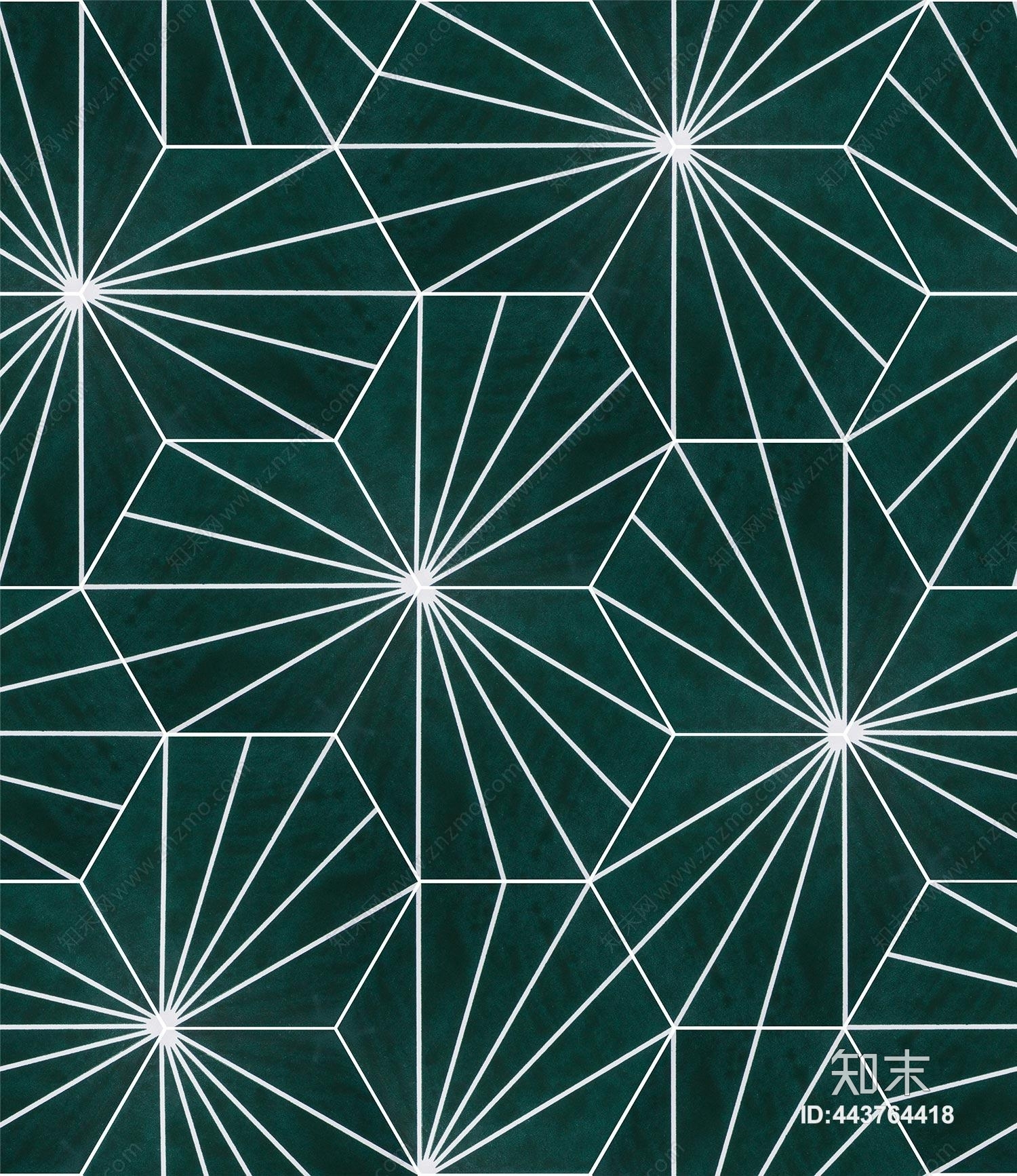 放射线特色六角砖贴图下载【ID:443764418】