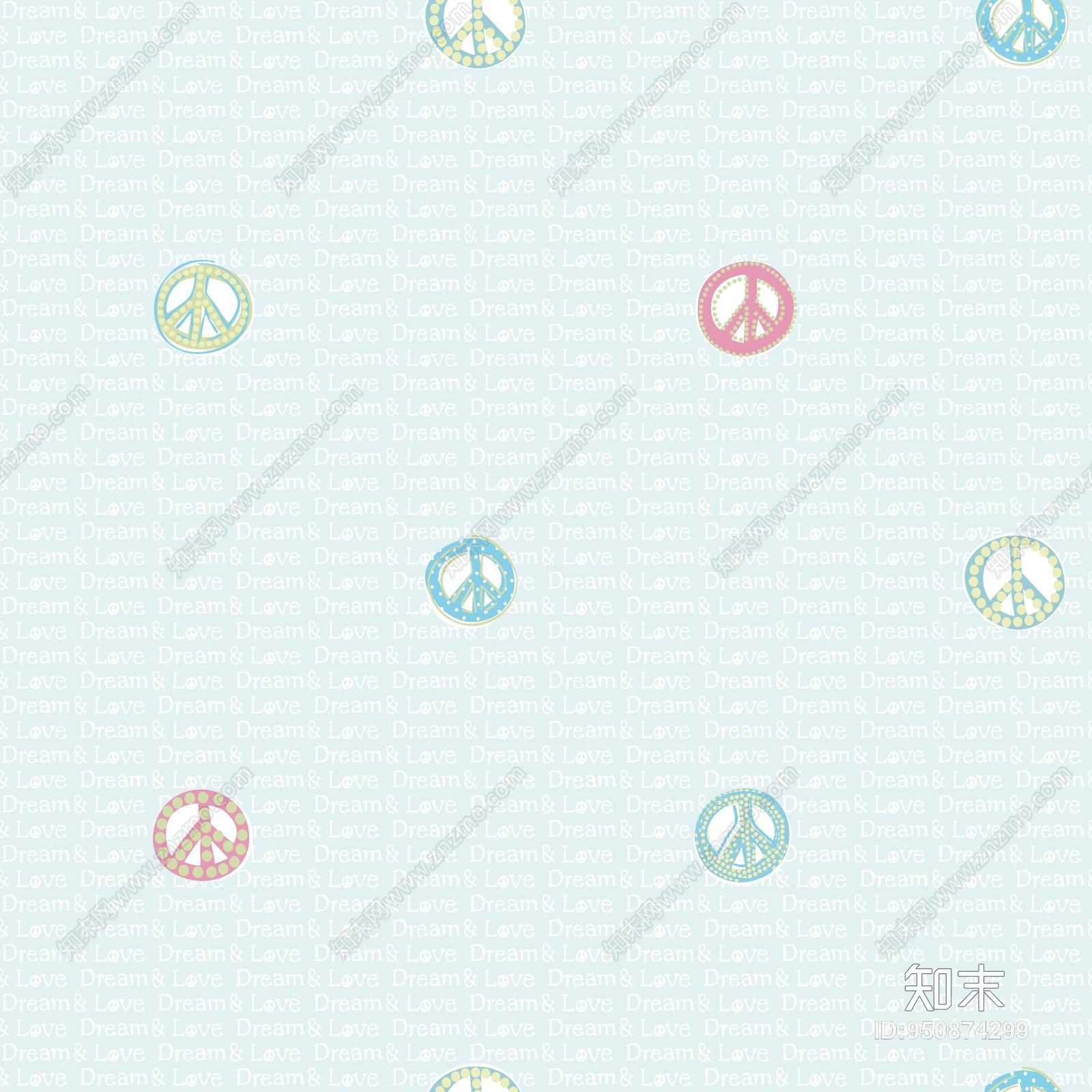 高清北欧儿童房壁布壁纸贴图下载【ID:950874299】