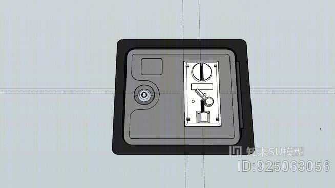 弓形投币门SU模型下载【ID:925063056】