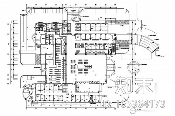 [南京]现代化综合性三级甲等医院门诊综合楼室内施工图cad施工图下载【ID:165364173】