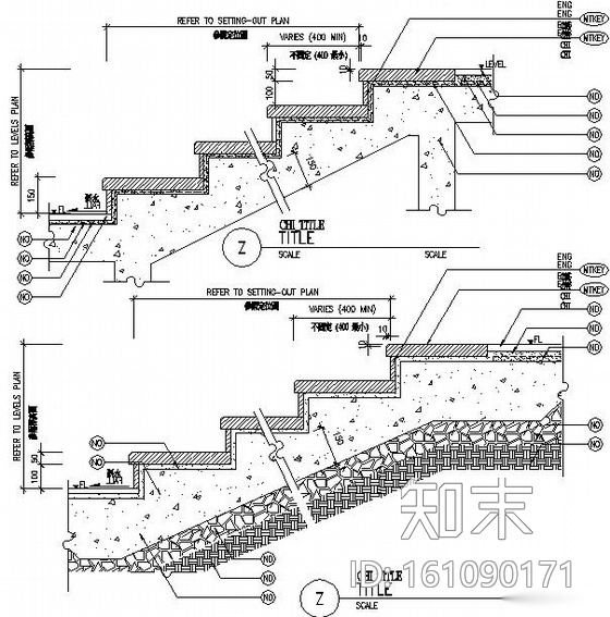 居住区景观通用施工做法施工图下载【ID:161090171】