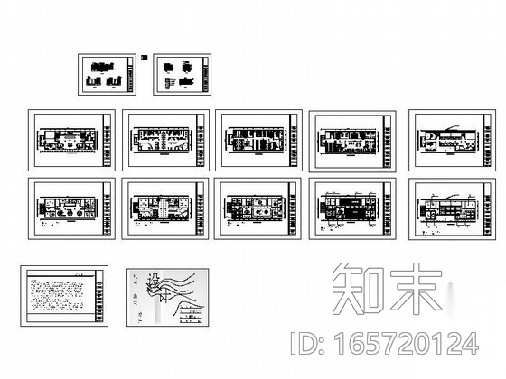 休闲浴场室内装修图cad施工图下载【ID:165720124】