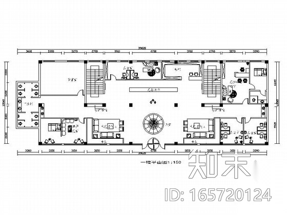 休闲浴场室内装修图cad施工图下载【ID:165720124】