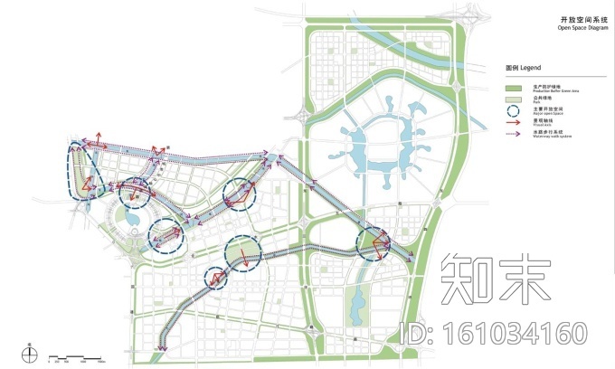 [河南]郑州市某河河一渠景观设计方案cad施工图下载【ID:161034160】