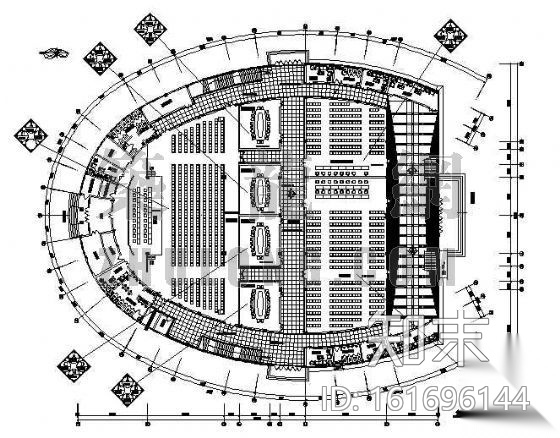 某会展中心装修图施工图下载【ID:161696144】
