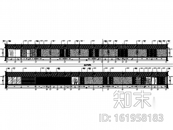 [云南]世界度假酒店走廊装修竣工图cad施工图下载【ID:161958183】