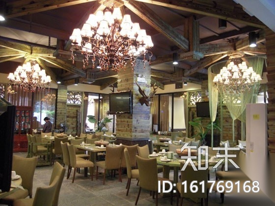 [广州]粤式火锅主题餐厅装修图（含实景）cad施工图下载【ID:161769168】