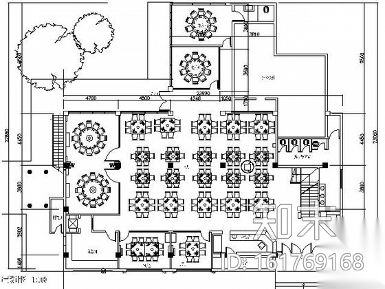 [广州]粤式火锅主题餐厅装修图（含实景）cad施工图下载【ID:161769168】