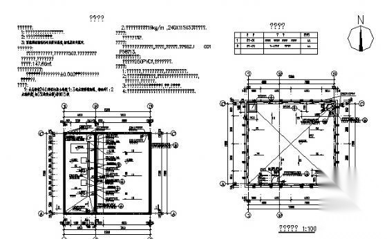 漯河中学新建校区消防泵房建筑结构施工图cad施工图下载【ID:151574186】