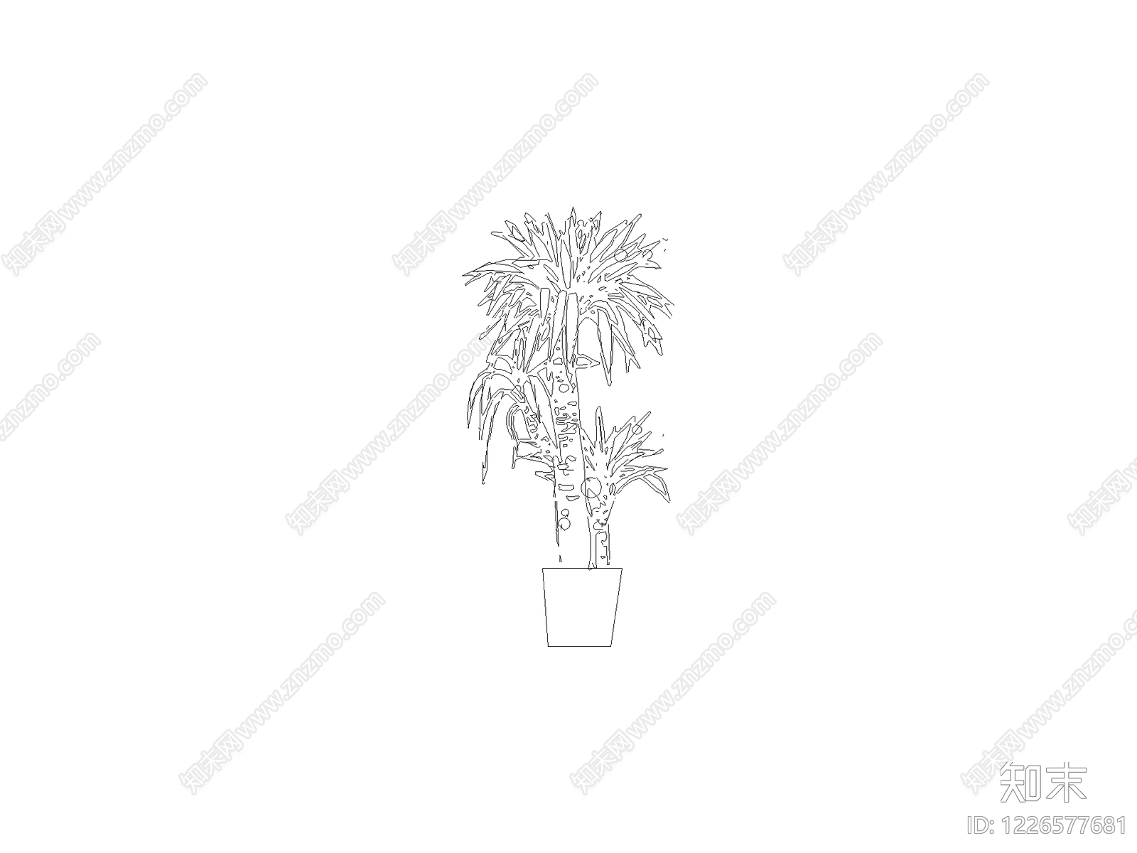 绿植cad施工图下载【ID:1226577681】
