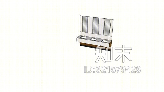 公共浴室虚荣单位SU模型下载【ID:321579428】