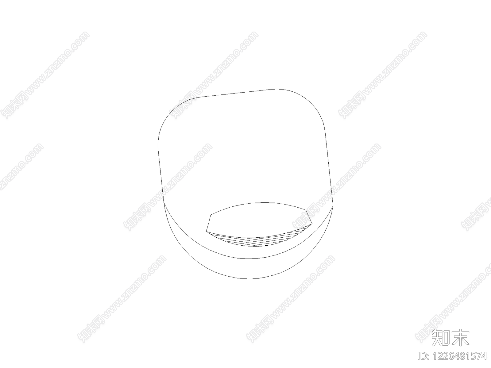 岛台餐桌cad施工图下载【ID:1226481574】