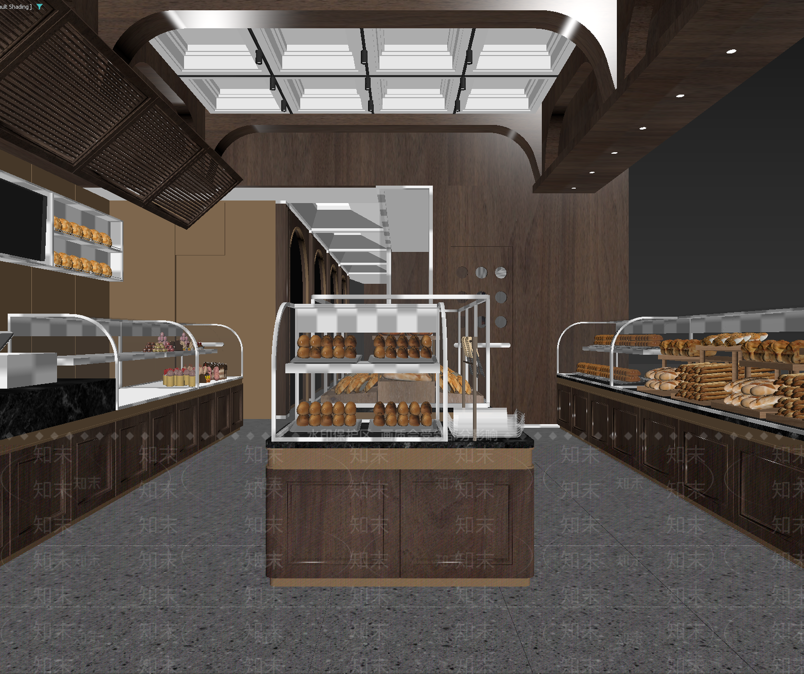 法式面包店3D模型下载【ID:1214835426】