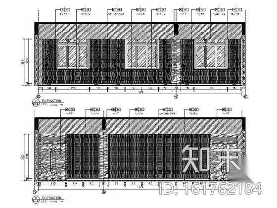 [江西]事业单位三层办公楼装修施工图cad施工图下载【ID:161762184】