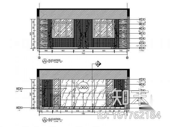 [江西]事业单位三层办公楼装修施工图cad施工图下载【ID:161762184】