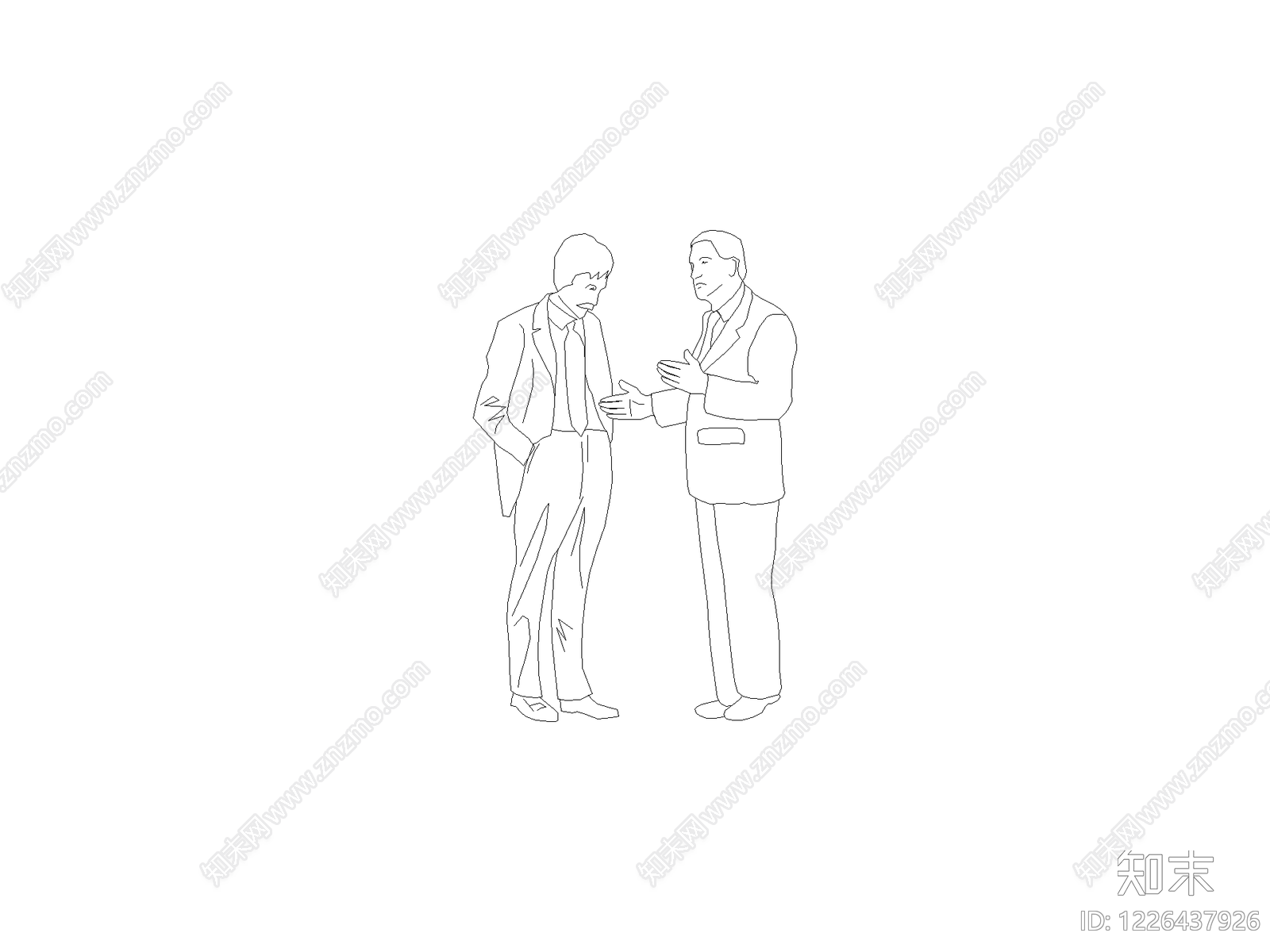 人物cad施工图下载【ID:1226437926】