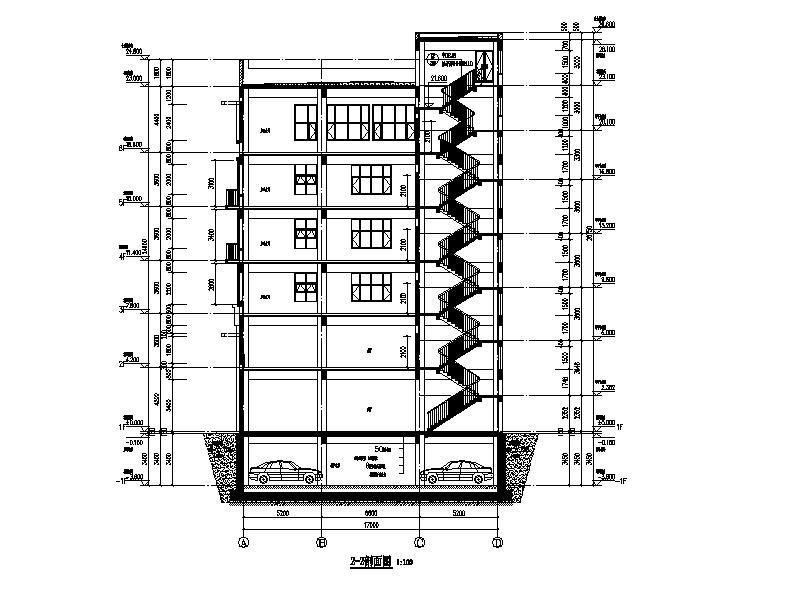 [宁夏]高层对称布局塔式住宅楼建筑施工图施工图下载【ID:149782143】