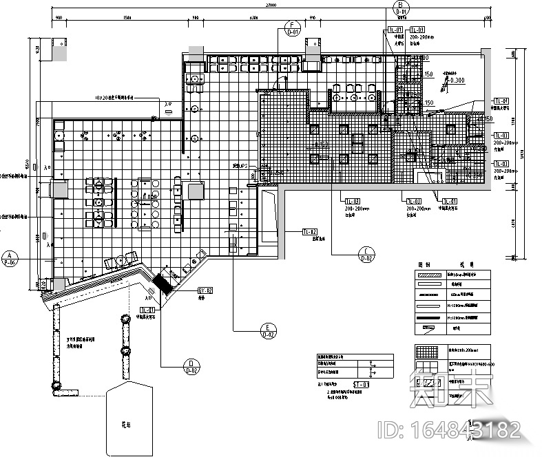 [广东]汉堡王连锁快餐厅设计施工图（附效果图）施工图下载【ID:164843182】