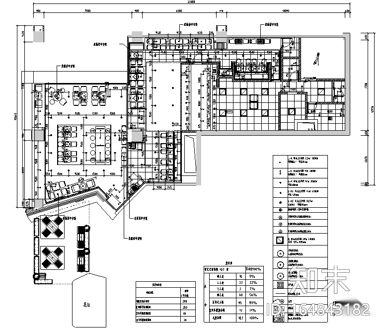 [广东]汉堡王连锁快餐厅设计施工图（附效果图）施工图下载【ID:164843182】