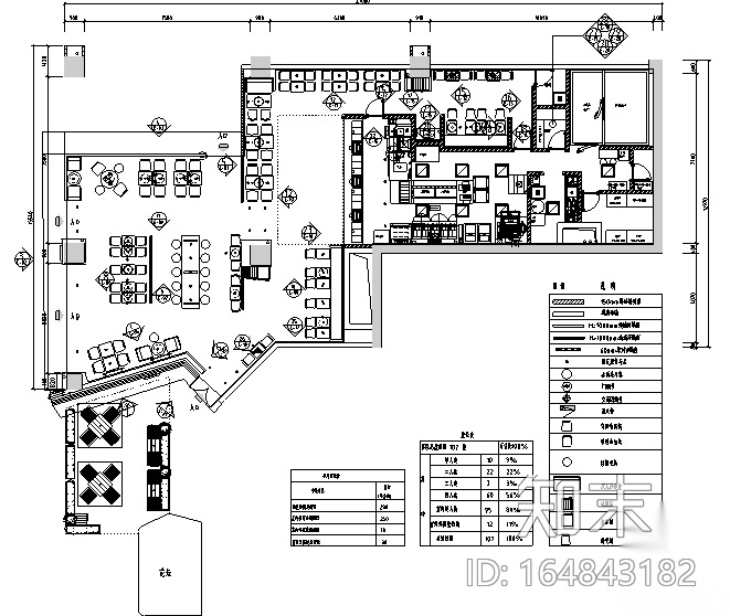 [广东]汉堡王连锁快餐厅设计施工图（附效果图）施工图下载【ID:164843182】