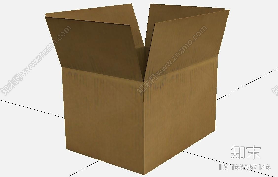 写实旧纸箱CG模型下载【ID:168967146】