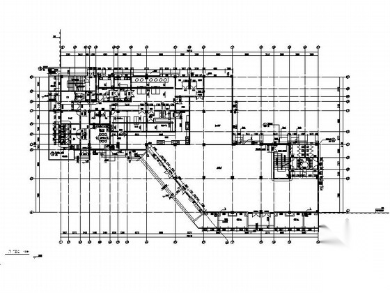 五层民族中医院建筑施工图（中医特色楼）cad施工图下载【ID:165608155】