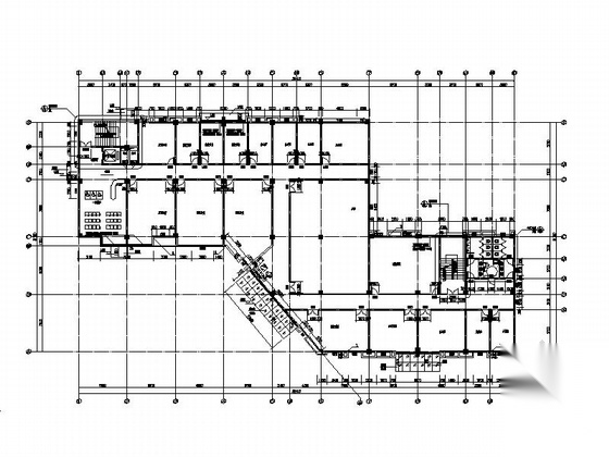 五层民族中医院建筑施工图（中医特色楼）cad施工图下载【ID:165608155】